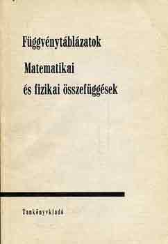 F�ggv�nyt�bl�zatok: Matematikai �s fizikai �sszef�gg�sek