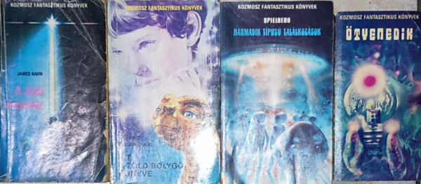 Steven Spielberg, James Kahn, William Kotzwinkle Kucka P�ter  (szerk.) - 4db Kozmosz Fantasztikus K�nyv - Kucka P�ter (szerk.)-�tvenedik; Steven Spielberg-Harmadik t�pus� tal�lkoz�sok; James Kahn-A Jedi visszat�r; William Kotzwinkle-E. T. A z�ld bolyg� k�nyve