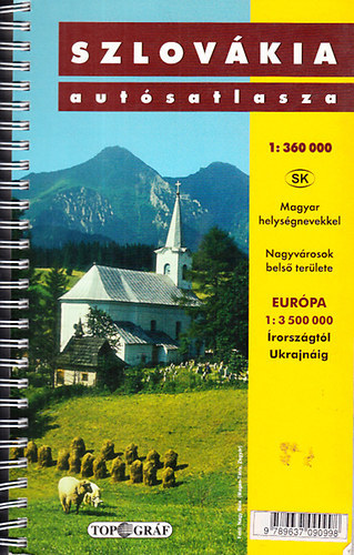 Szlovkia Autsatlasza - Eurpa 1: 2 000 000