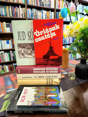 Ludovic Kennedy, Norman Mailer, Anatolij Ribakov, Irwin Shaw, Walter Scott Lion Feuchtwanger - Vil�girodalom k�nyvcsomag 6 darabos K�NYVMENT� AJ�NLAT: Jud S�ss, �ri�sok csat�ja, Meztelenek �s holtak, Az Arbat gyermekei, Oroszl�nk�lyk�k, Rob Roy