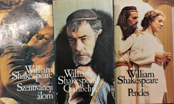 William Shakespeare - 3 db Shakespeare ktet