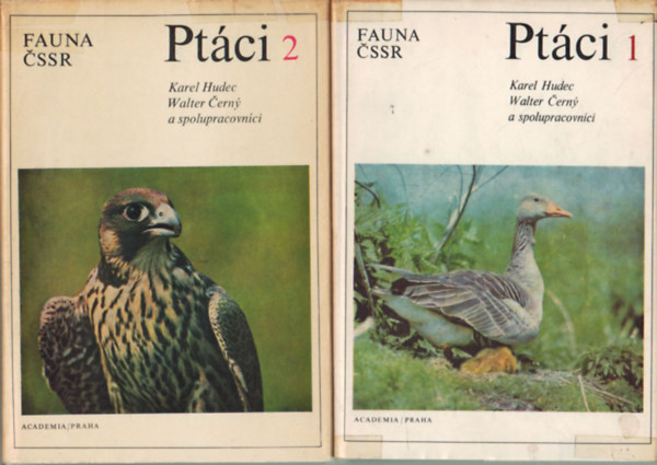 Walter Cerny Karel Hudec - Ptci- 1-3. (4 ktetben) - Csehszlovkia madarai