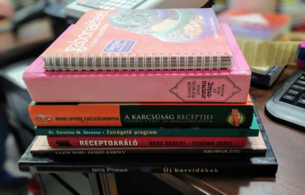 Bede Rbert, Magyar Elek Lajos Mari- Hemz Kroly - 7 db szakcsknyv KNYVMENT AJNLAT: j borvidkek/Kalifornia, Ausztrlia...+99 krumplis tel+Receptdarl+Zsrget program+A karcssg receptjei+Az nyesmester szakcsknyve+Gabonatele/A Nap ajndkai