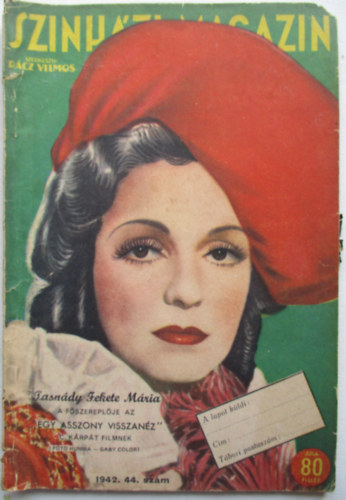 Sz�nh�zi magazin (1942. 44. sz�m)