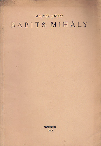 Megyer József - Babits Mihály