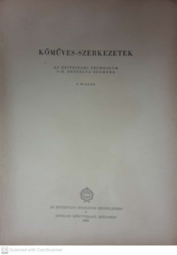 AZ �P�T�IPARI TECHNIKUM I-II. OSZT�LYA SZ�M�RA - 1963