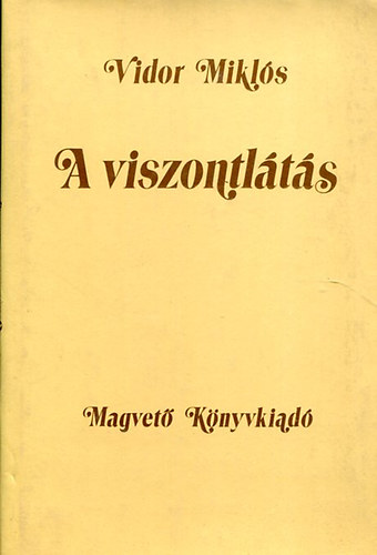 Vidor Miklós - A viszontlátás