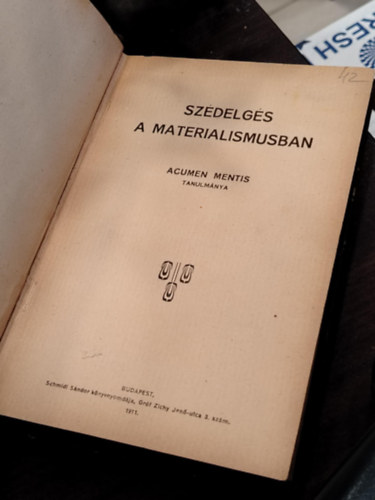 Acumen Mentis - Szédelgés a materializmusban