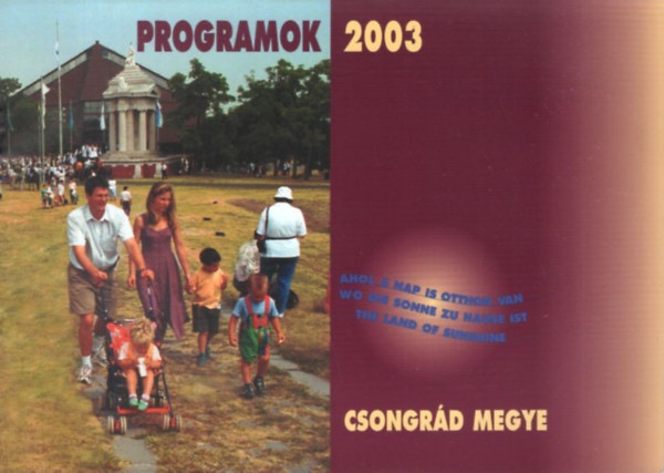 Verb Simon Enyedi Zoltn - Csongrd megye - Programok 2003