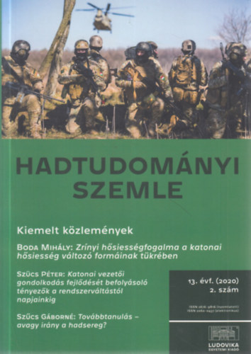 dr. Szelei Ildikó szerk. - Hadtudományi szemle 2020/2