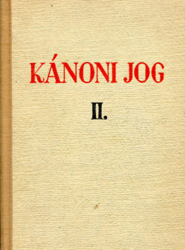 B�nk J�zsef - K�noni jog II.