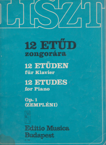 Liszt Ferenc - 12 etd zongorra (tbbnyelv)