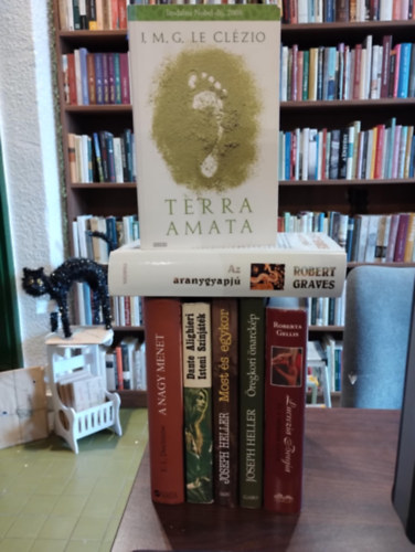 J.M.G. Le Clézio, Roberta Gellis, Joseph Heller, Dante Alighieri, Robert Graves E. L. Doctorow - Világirodalmi könyvcsomag 7 darabos KÖNYVMENTŐ AJÁNLAT: A nagy menet, Terra Amata, Lucrezia Borgia és a mérgek anyja, Öregkori önarckép, Most és egykor, Isteni színjáték