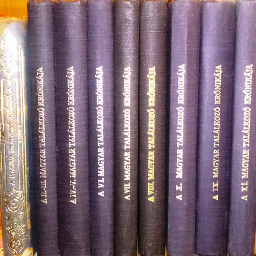 Szerk. B�ldy B�la-N�das J�nos - 1-11. Magyar Tal�lkoz� Kr�nik�ja 1-9 k�tetben.