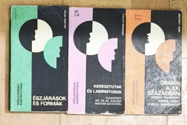 Eisemann Gy�rgy, M�sz L�szl�n� Balassa P�ter - 3db k�tet a M�elemz�sek Kisk�nyvt�ra sorozatb�l - Dr�ma a XX. sz�zadban, Keresztutak �s labirintusok, �szj�r�sok �s form�k
