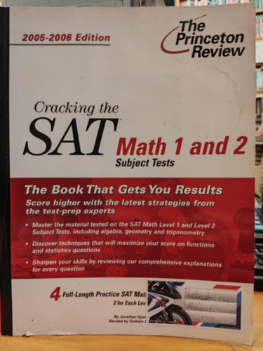 Graham Sultan Jonathan Spaihts - Cracking the SAT Math Subject Tests 2005-2006 Edition