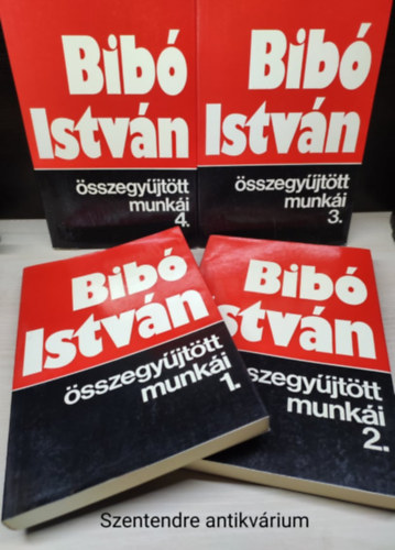 Epmsz - Bibó István összegyűjtött munkái I-IV.
