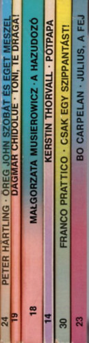 Dagmar Chidolue, Kerstin Thorvall, Bo Carpelan Peter Hartling - 6 db Piknik könyv: Julius, a fej + Csak egy szippantást! + Pótpapa + A hazudozó + Toni, de drága! + Öreg John szobát és eget meszel