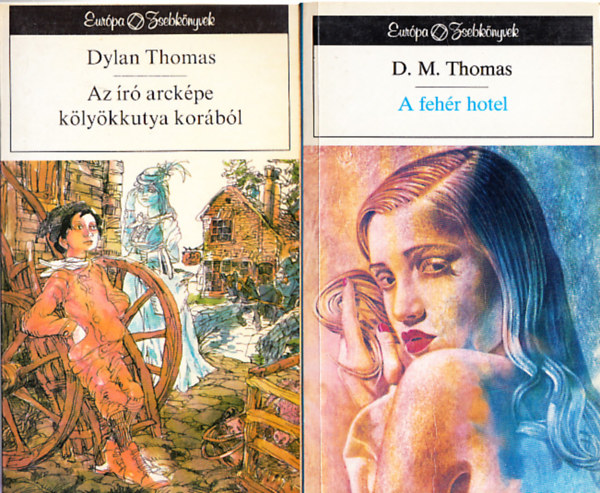 D. M. Thomas Dylan Thomas - Eurpa Zsebknyvek (2db.): Az r arckpe klykkutya korbl + A fehr hotel