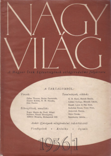 Nagyvilg 1956/1 (Els vfolyam, els szm)