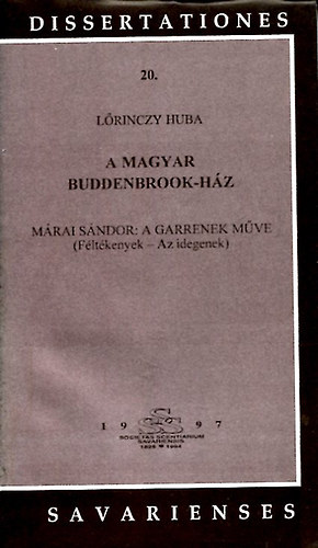Lrinczi Huba - A magyar Buddenbrook-hz