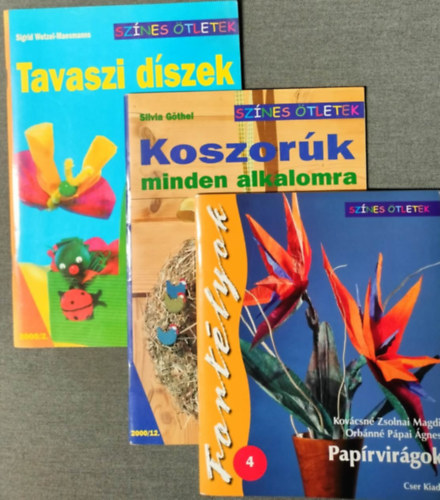 színes ötletek (kreatív hobby csomag 3db)