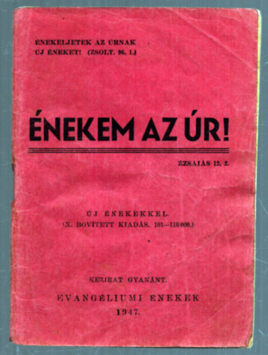 Nincs feltntetve - nekem az r! - Evangliumi nekek (1947)