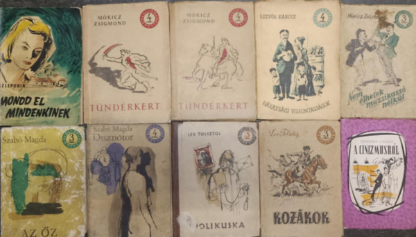 Magda Szab, Dezsry Lszl:, Mricz Zsigmond, Jurij Szlepuhin, Etvs Kroly Lev Tolsztoj - Vilgirodalmi knyvcsomag