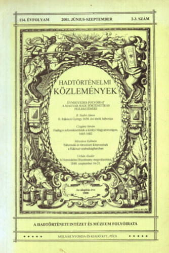 Hadtrtnelmi kzlemnyek 114.vf., 2001. December 4. szm