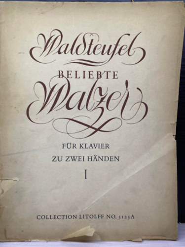Emol Waldteufel - BELIEBTE WALZER - F�R KLAVIER ZU ZWEI HANDEN - BAND 1