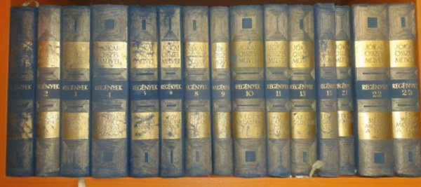Jókai Mór - 43 db Jókai Mór: Jókai összes művei, kritikai kiadás, hiányos sorozat: 1.-6., 8.-11., 13., 15., 21.-23., 25.-34., 37.-44., 46.-48., 50., 51., 53., 63., 66., 69., 70.