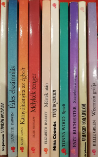 Vörös Rózsa szerelmes regények 10 kötet