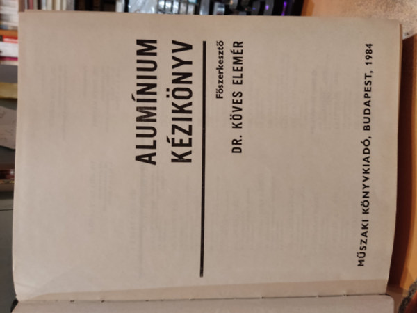 Kves Elemr dr. - Alumnium kziknyv