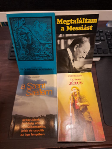 Cliff Richard, Ruth Paxon H.L. Heijkoop - 4 db vallsi tmj KNYVMENT AJNLAT: Megtalltam a Messist+l vznek folyamai+Te, n s Jzus+A Szent Szellem