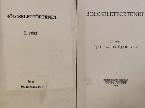 Hossz� Lajos dr. - B�lcselett�rt�net I-II.