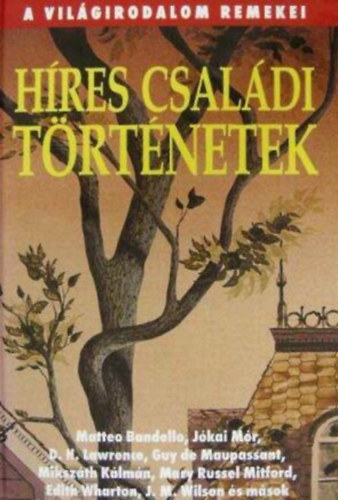 Mikszáth Kálmán Kosztolányi Dezső Jókai Mór Kaffka Margit Tóth Béla Honoré de Balzac D. H. Lawrence Petelei István Matteo Bandello Navarrai Margit Iványi Ödön Edith Wharton Leonyid Andre - Híres családi történetek - Balzac: Két otthon, Maupassant: Egy nő vallomása, Szenvedélyes szerelem, Bölcsesség, Kaffka: Fekete karácsony