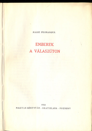 Emberek a v�lasz�ton