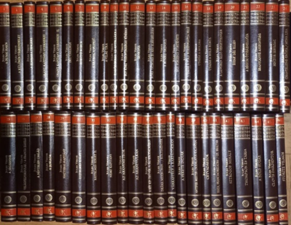 Verne Gyula  (Jules Verne) - Jules Verne �sszes m�vei 1-46. k�tet (Unikornis Kiad�)