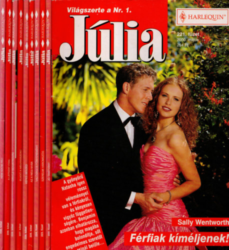 Amanda Browning, Sara Craven Susan Napier - 10 db Jlia magazin 221-230. fzet ( Frfiak kmljenek! J tantvny, Szerelmi hromszg, Valsgos fnyeremny, Az a rgi nyr, Kpes beszd, Elad a menyasszony, Orvosi beavatkozs, A ltszat csal, Nem adom fel!