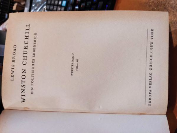 Lewis Broad - Winston Churchill - Zweiter Band, n�met nyelv�