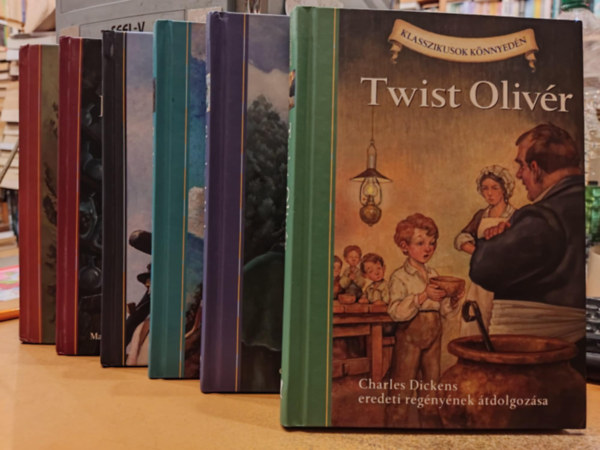 Herman Melville, Daniel Dafoe, Charles Dickens, Sir Arthur Conan Doyle, Howard Pyle Mary Shelley - 6 db Klasszikusok knnyedn: Frankenstein; Moby Dick; Robin Hood kalandjai; Robinson Crusoe; Sherlock Holmes kalandjai; Twist Olivr