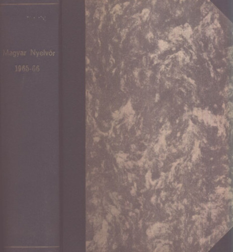 Lrincze Lajos  (szerk) - Magyar nyelvr 1965-66. teljes vfolyam