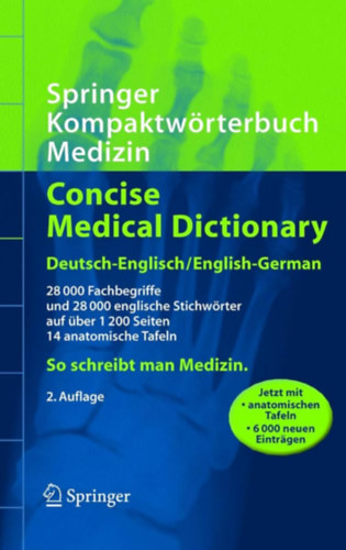 Peter Reuter - Springer Kompaktw�rterbuch Medizin - Concise Medical Dictionary