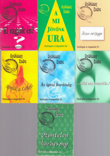 Gyökössy Endre - 7 db a Kézfogás a magasból sorozatból: 21., 24., 26., 27., 28., 29., 30. számok
