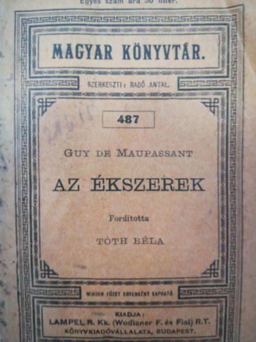 de Guy Maupassant - Az kszerek