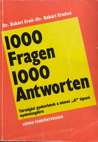 Dr. Babri Ern, Dr. Babri Ernn - 1000 Fragen 1000 Antworten
