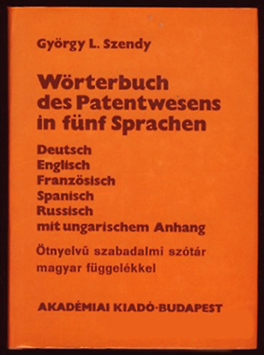 Szendy L. Gyrgy - tnyelv szabadalmi sztr