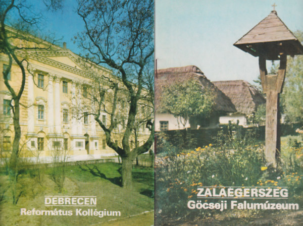 Vujicsics Marietta, Krber gnes Rappai Zsuzsa  (szerk.) - 5 db Tjak,Korok, Mzeumok Kisknyvtra: Debrecen Reformtus Kollgium 108 + Zalaegerszeg Gcseji Falumzeum 34 + pusztaszer  Nemzeti Emlkpark 83 + Fertd Esterhzy kastly 17 + Nagycenk Kastlypark 72