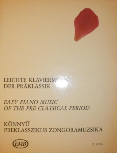 Csurka Magda - Knny preklasszikus zongoramuzsika - Z12576