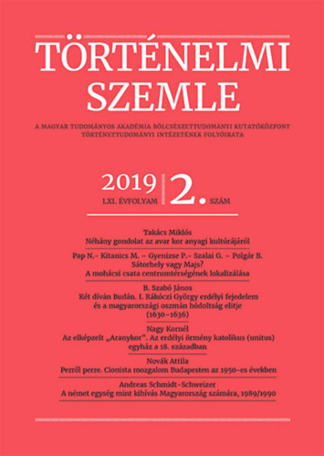 Trtnelmi szemle 2019/2-4.